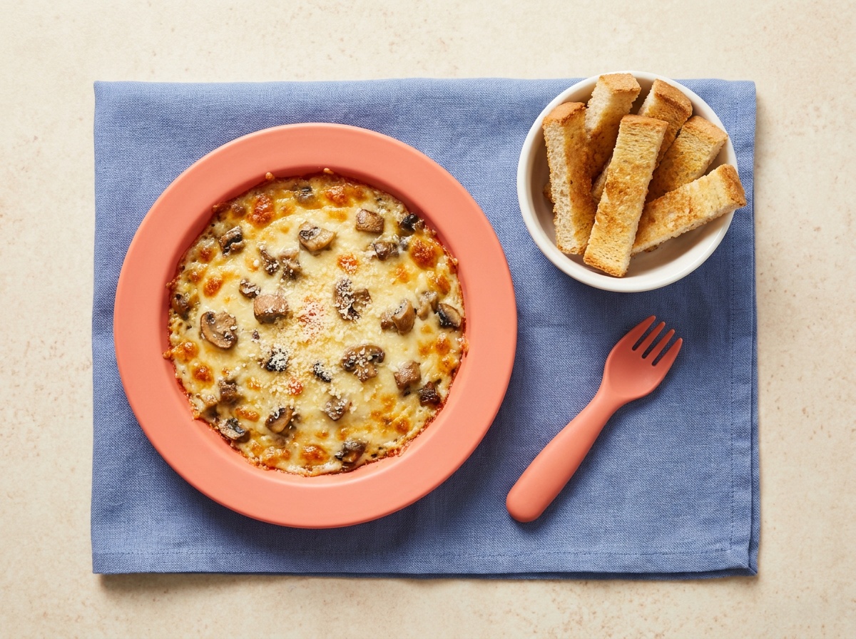 Baked Mushroom and Cheese Dip