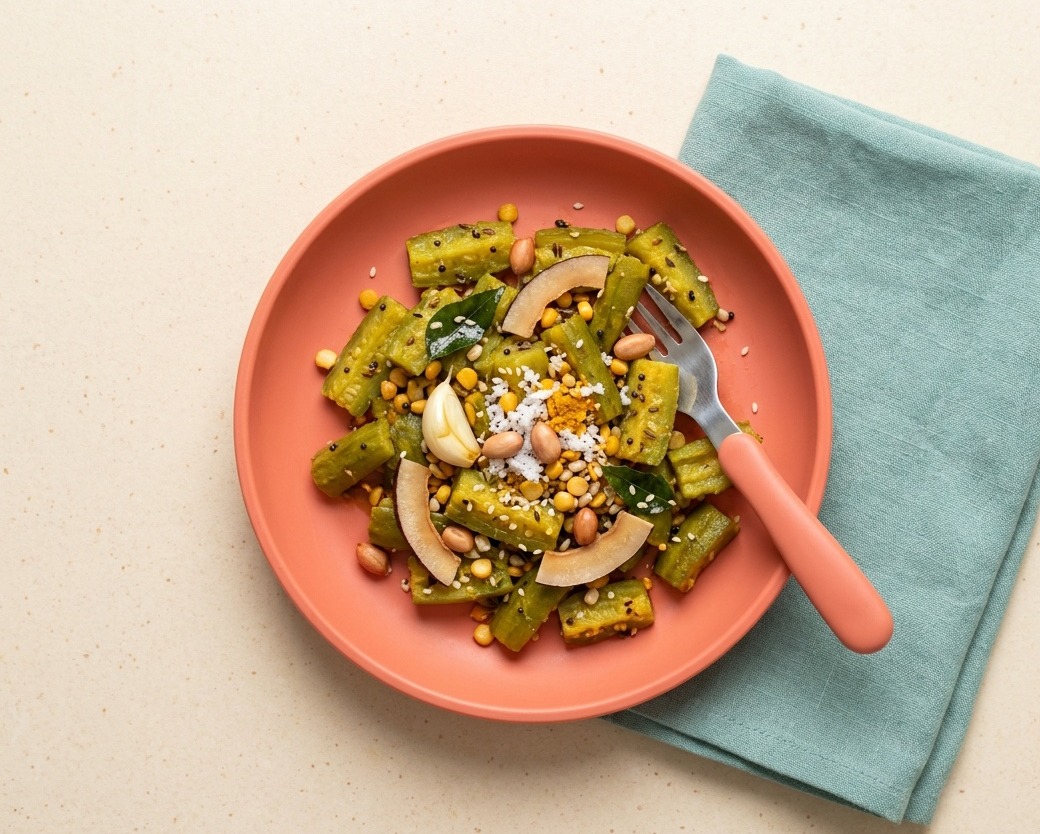 Beerakaya (Ridge Gourd Stir Fry)