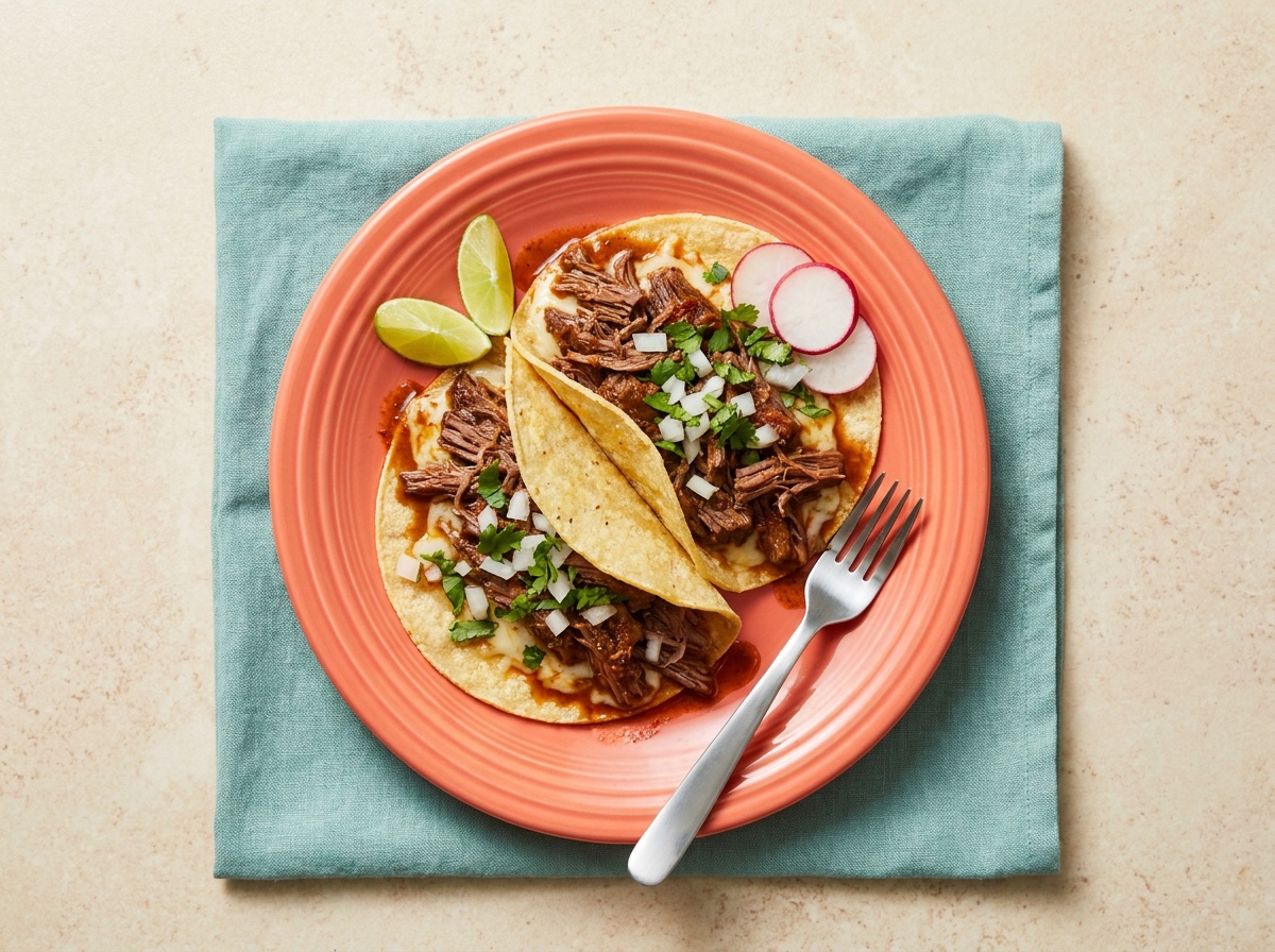 Birria Tacos (Braised Beef and Cheese Tacos)