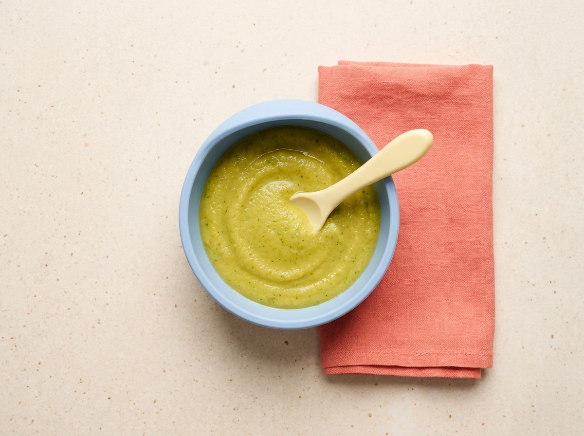 Broccoli and Apple Puree
