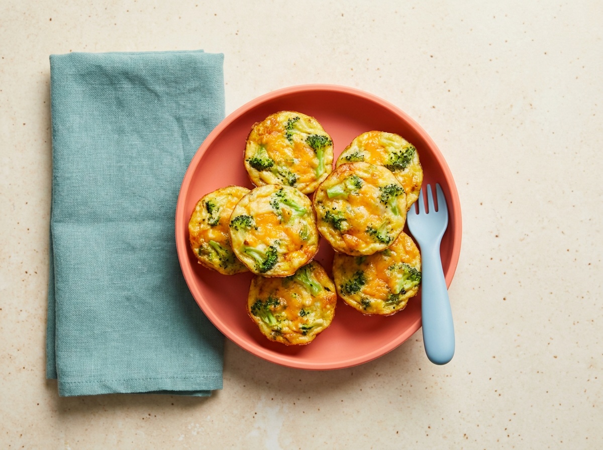Cheesy Broccoli Egg Muffins