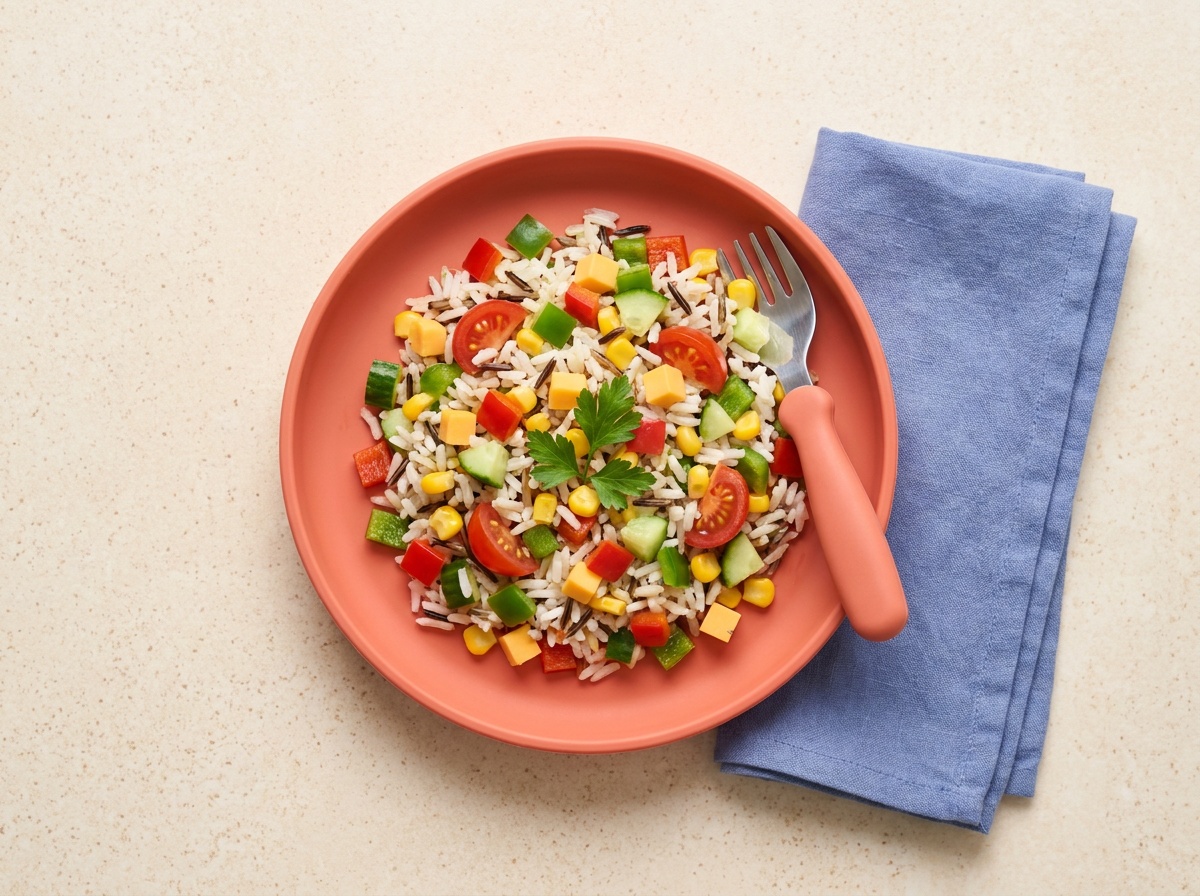 Christmas Brown Rice Salad