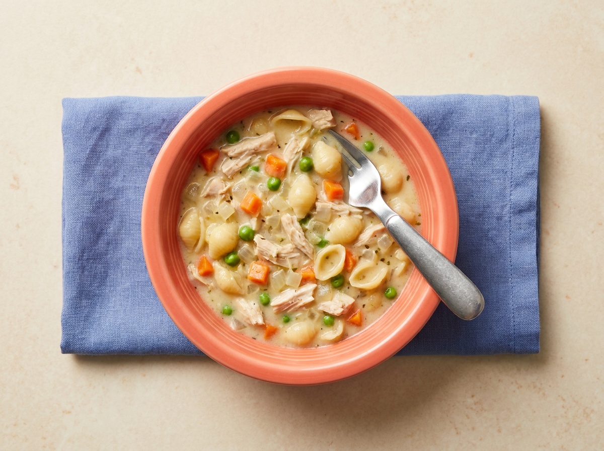 Creamy Chicken and Pasta Soup