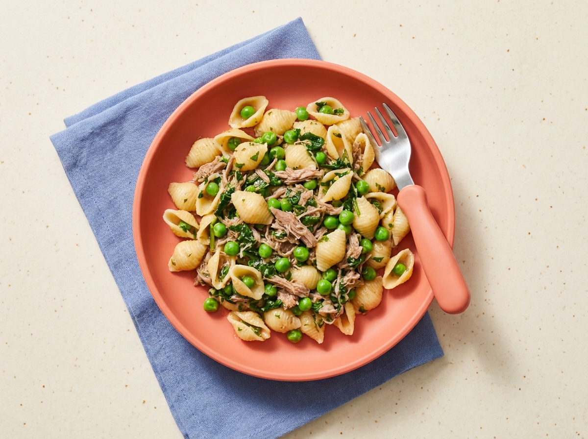 Spring Lamb Pasta with Peas and Greens