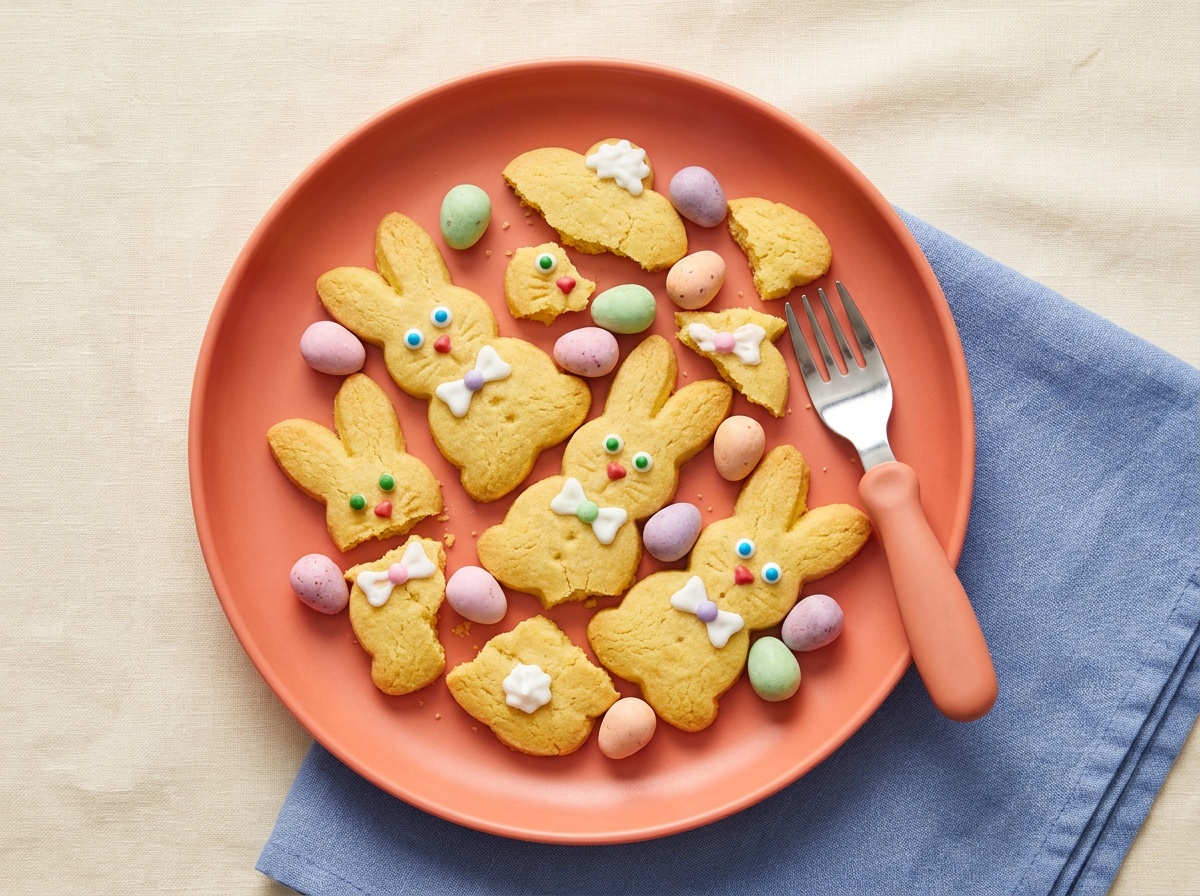 Easter Bunny Pastry Cookies