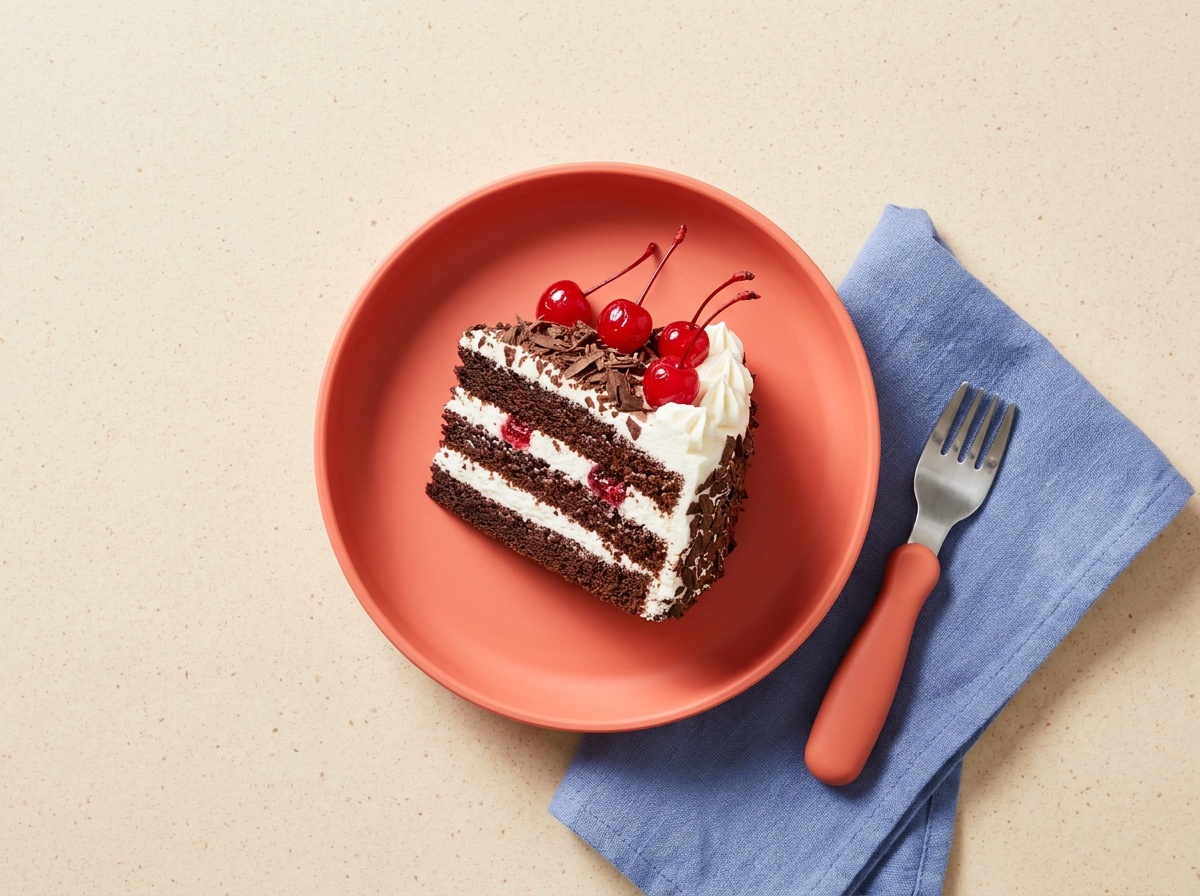 Eggless Black Forest Cake