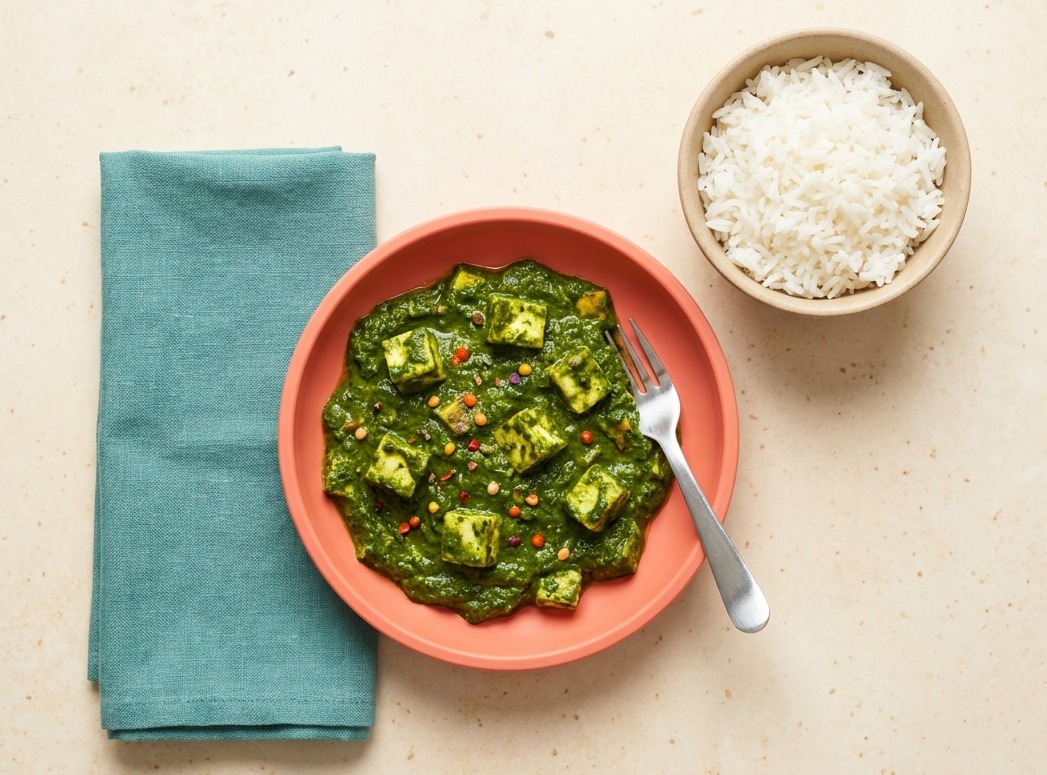 Spiced Palak Paneer