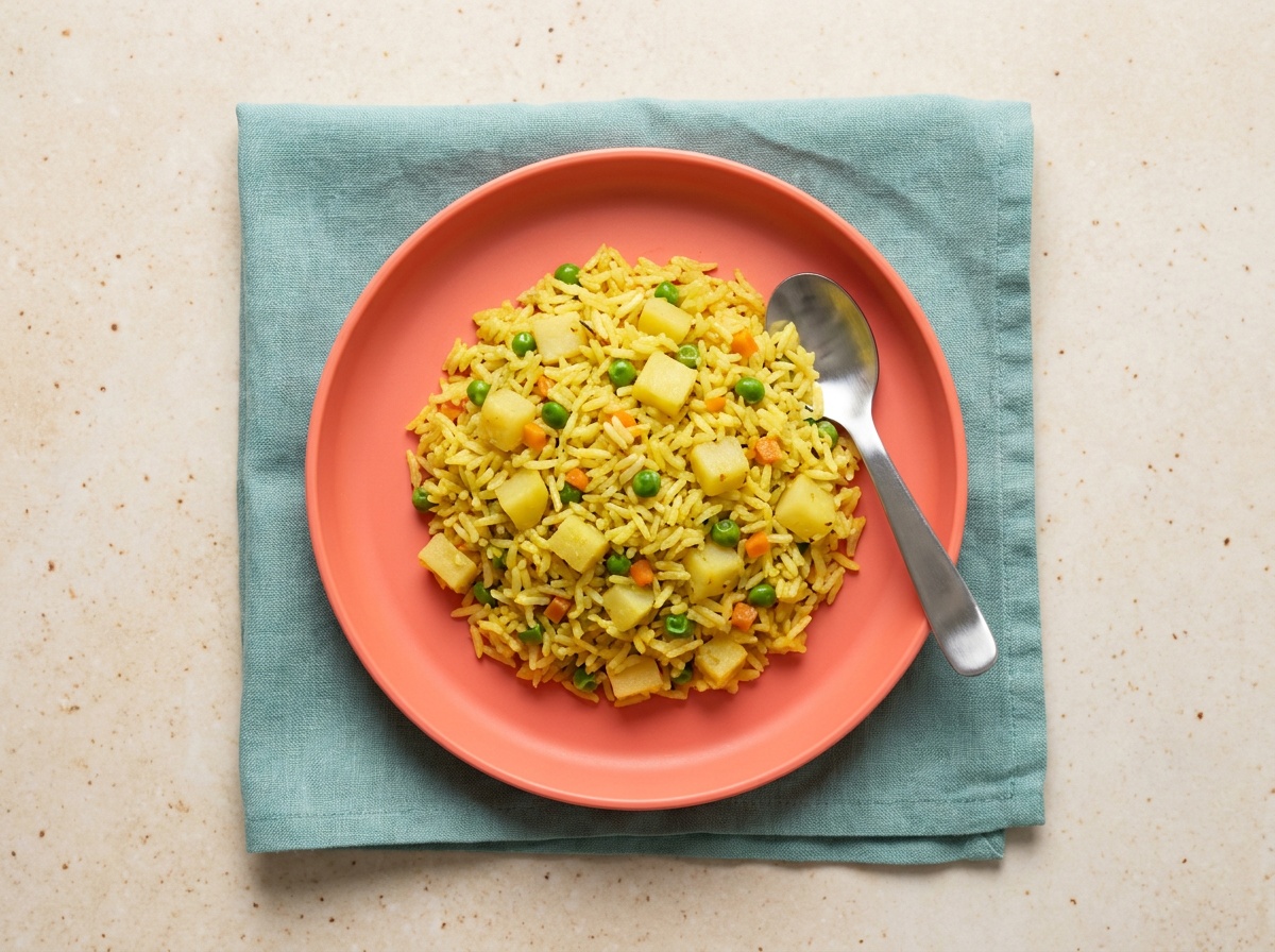 Spiced Potato & Cardamom Tehri