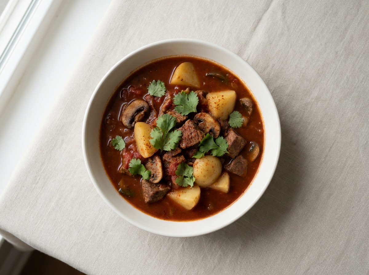 Spiced Tomato & Mushroom Puree