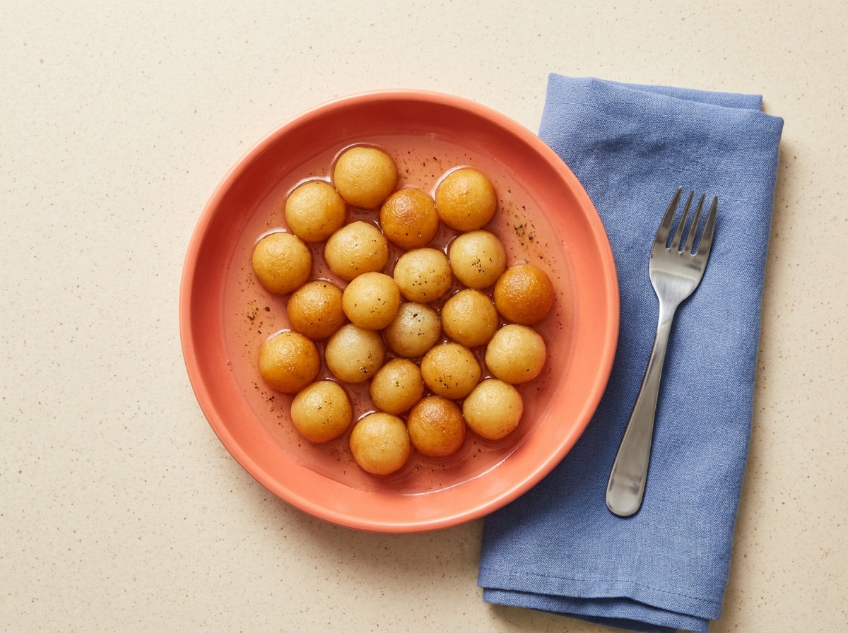 Khoya Gulab Jamun (Soft Milk Dumplings in Syrup)