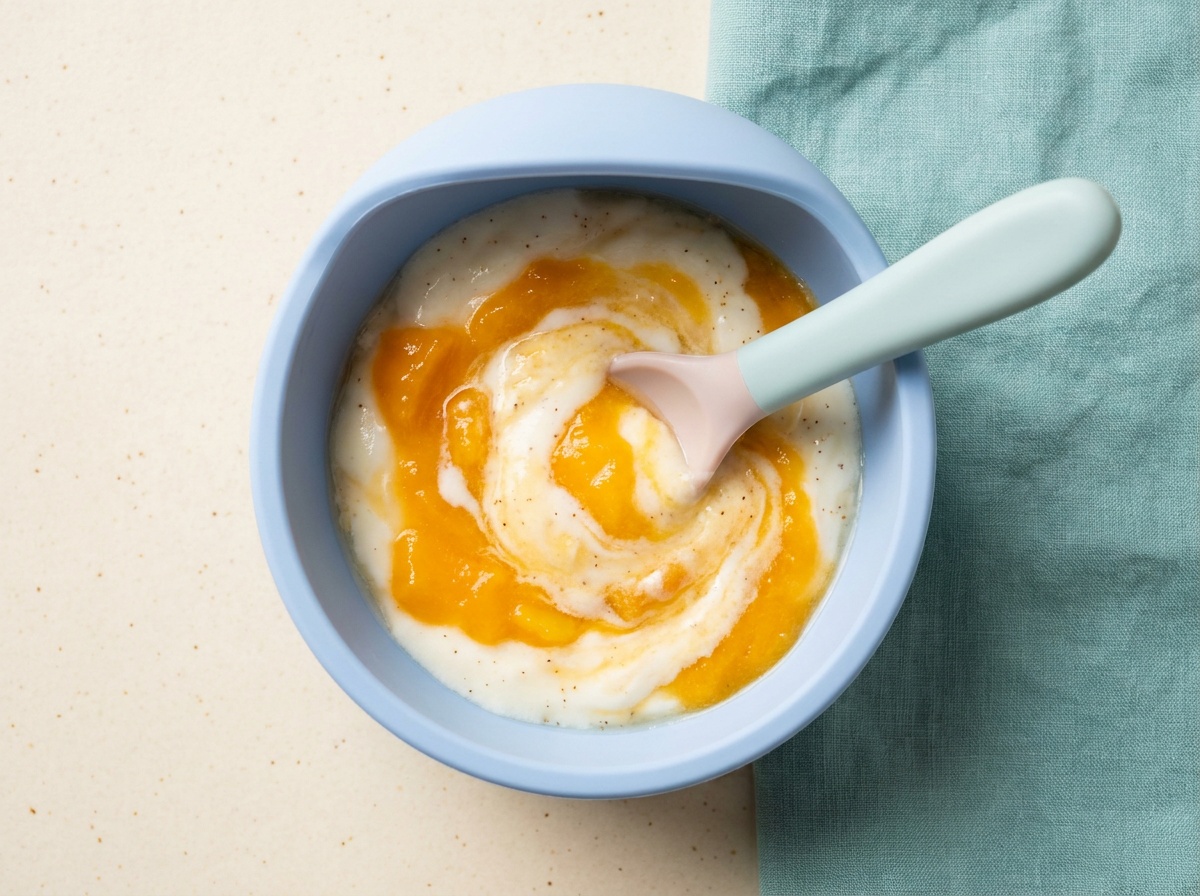 Mango Yogurt with Homemade Mango Puree