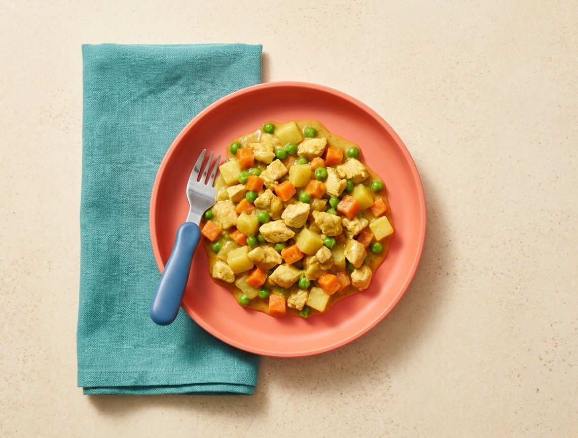 Mild Chicken and Vegetable Coconut Curry