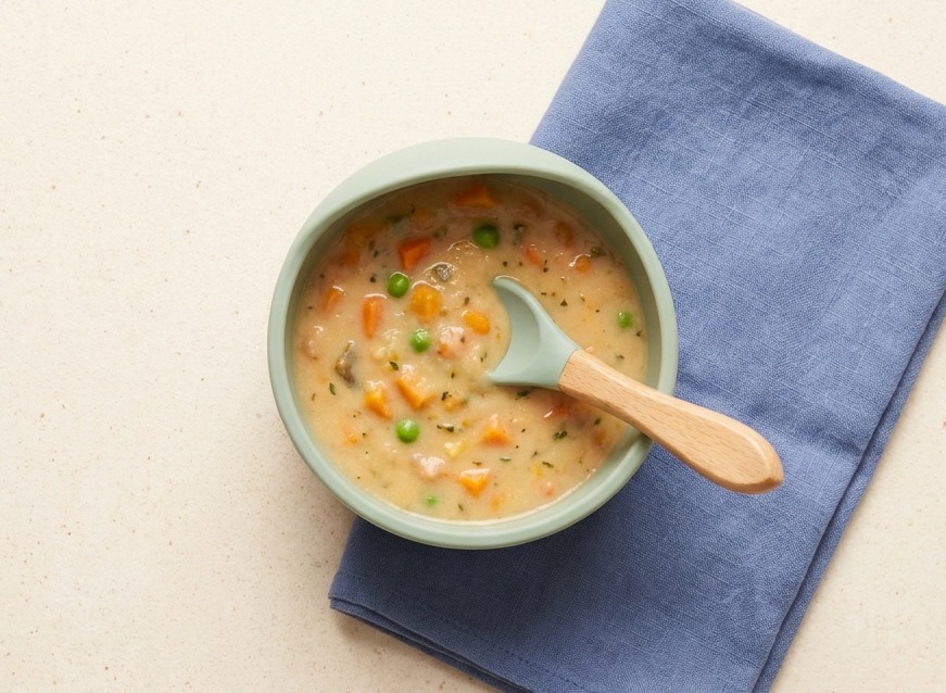 Mild Coconut Vegetable Soup