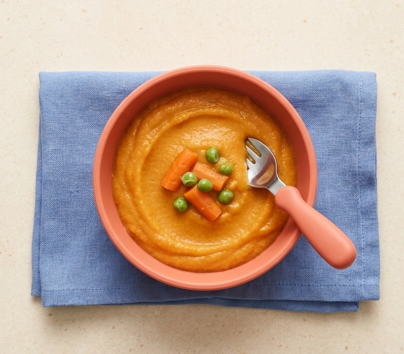 Mild Curry Sweet Potato Puree