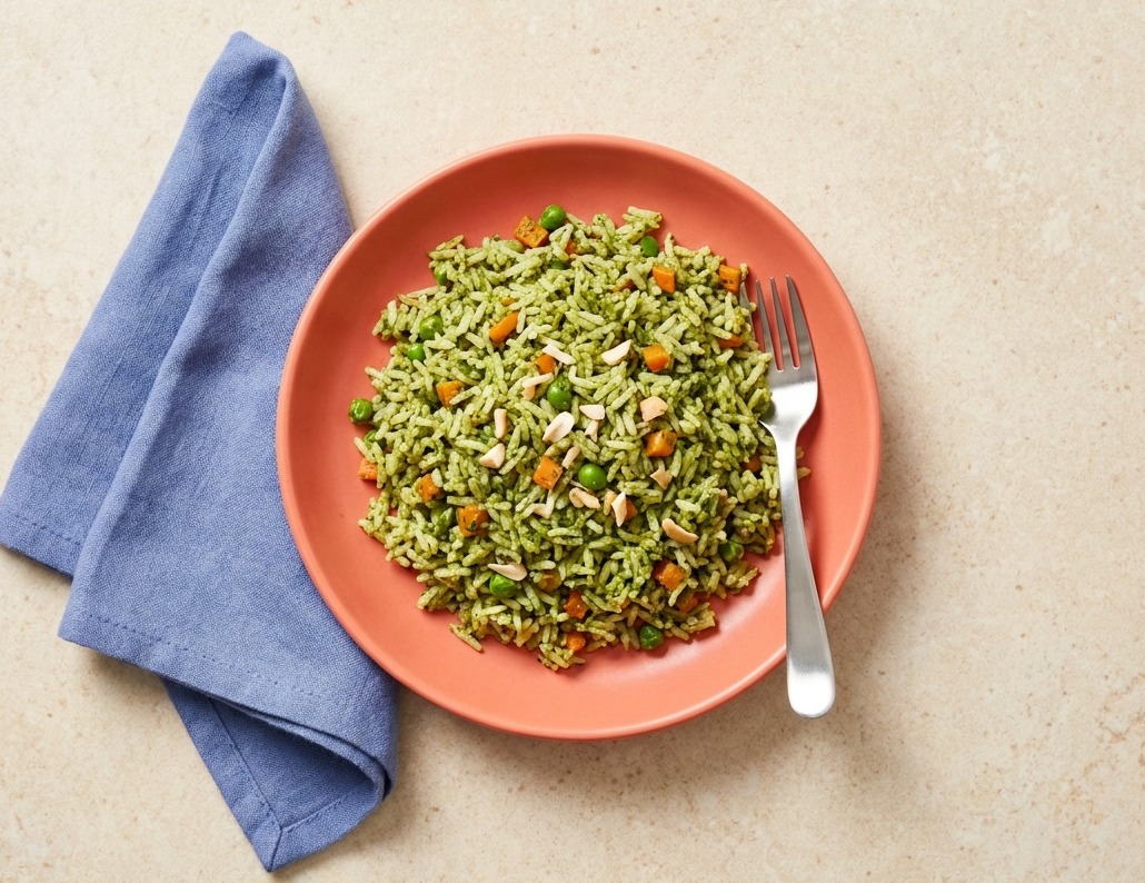 Minty Pudina Rice (Mint and Herb Rice)