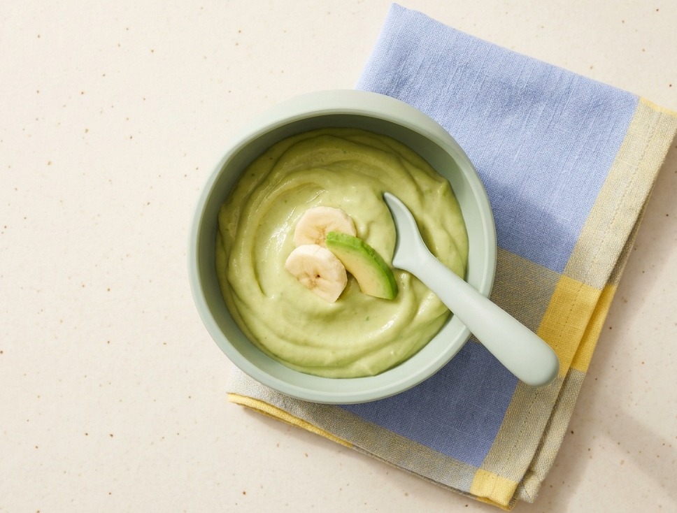 Creamy Avocado & Banana Custard