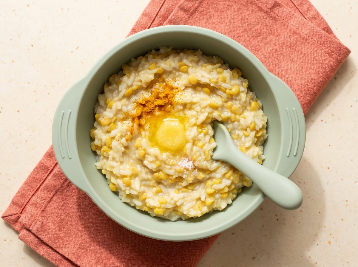 Moong Dal Khichdi (Rice and Lentil Porridge)