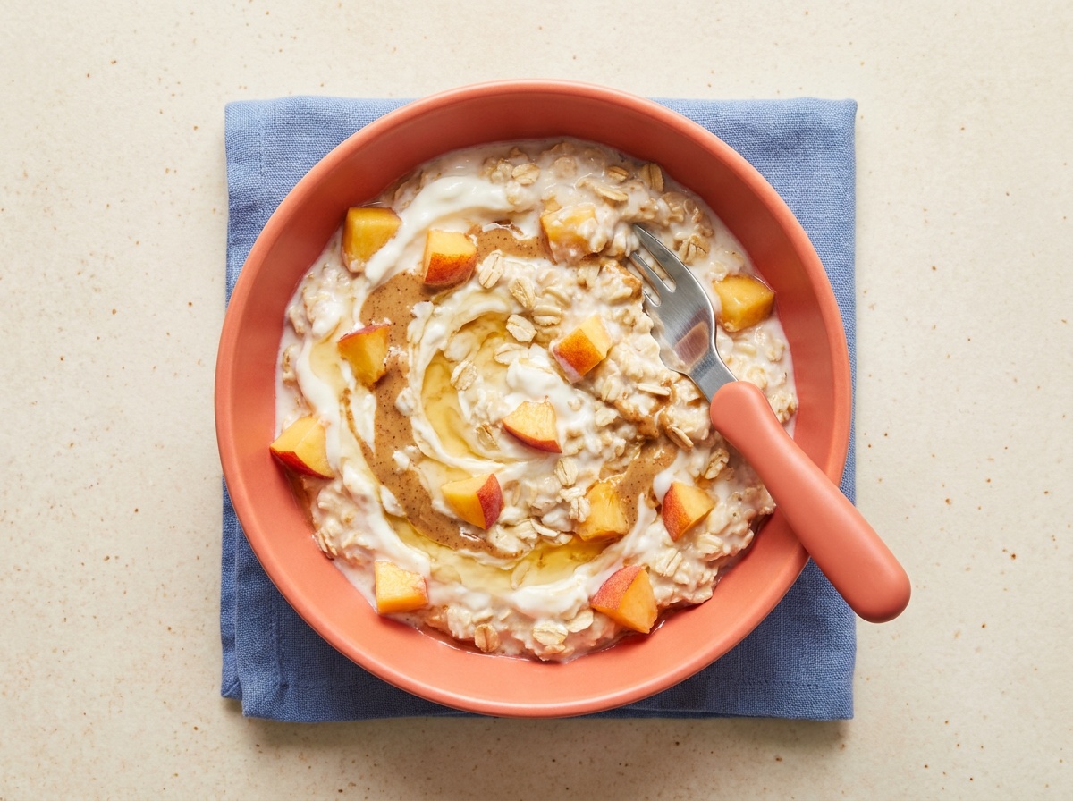 Peach Overnight Oats