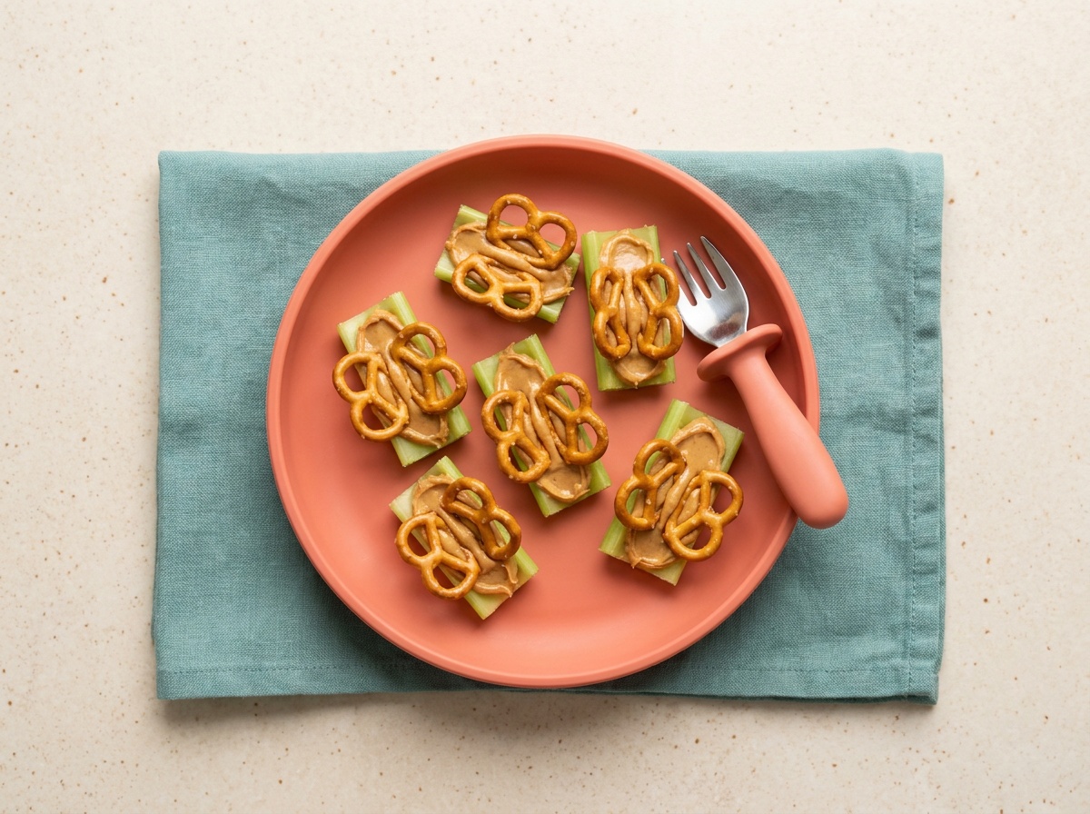 Peanut Butter and Celery Butterflies