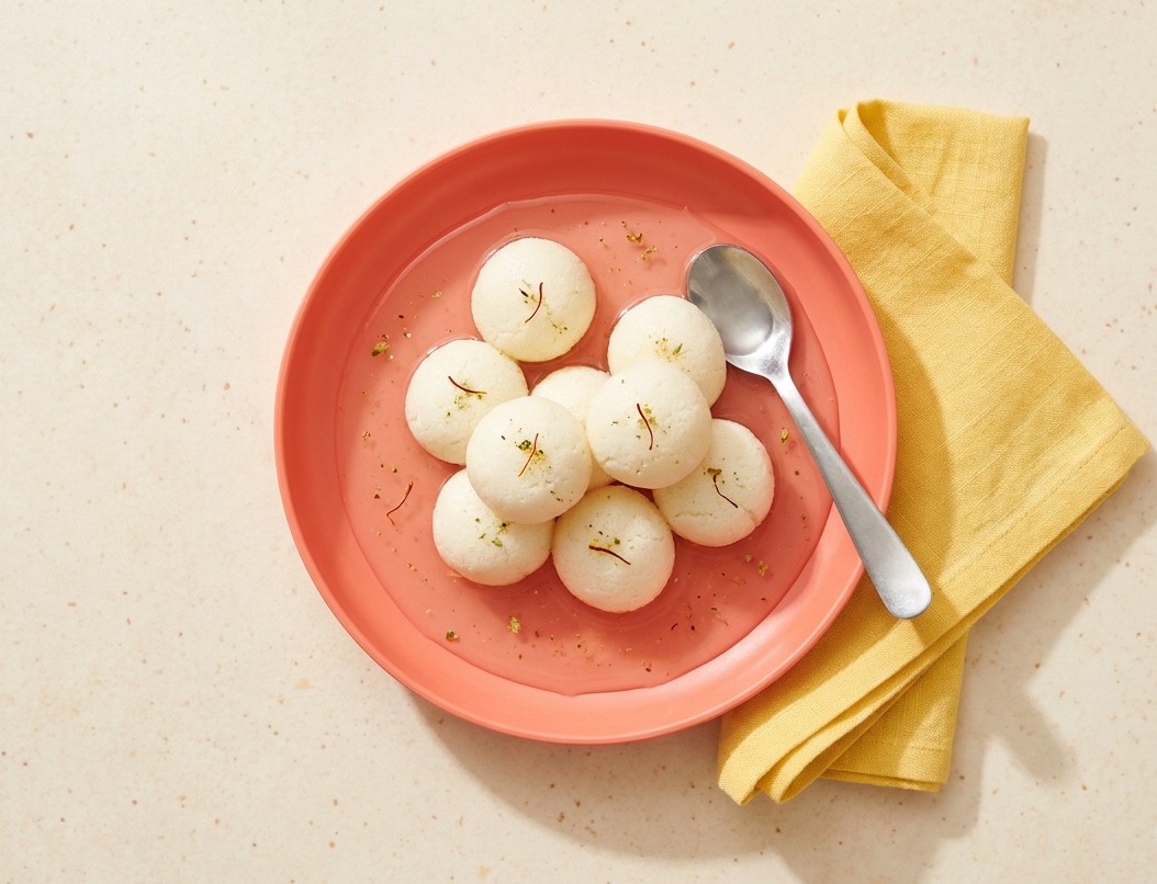Rasgulla (Spongy Bengali Milk Sweet)