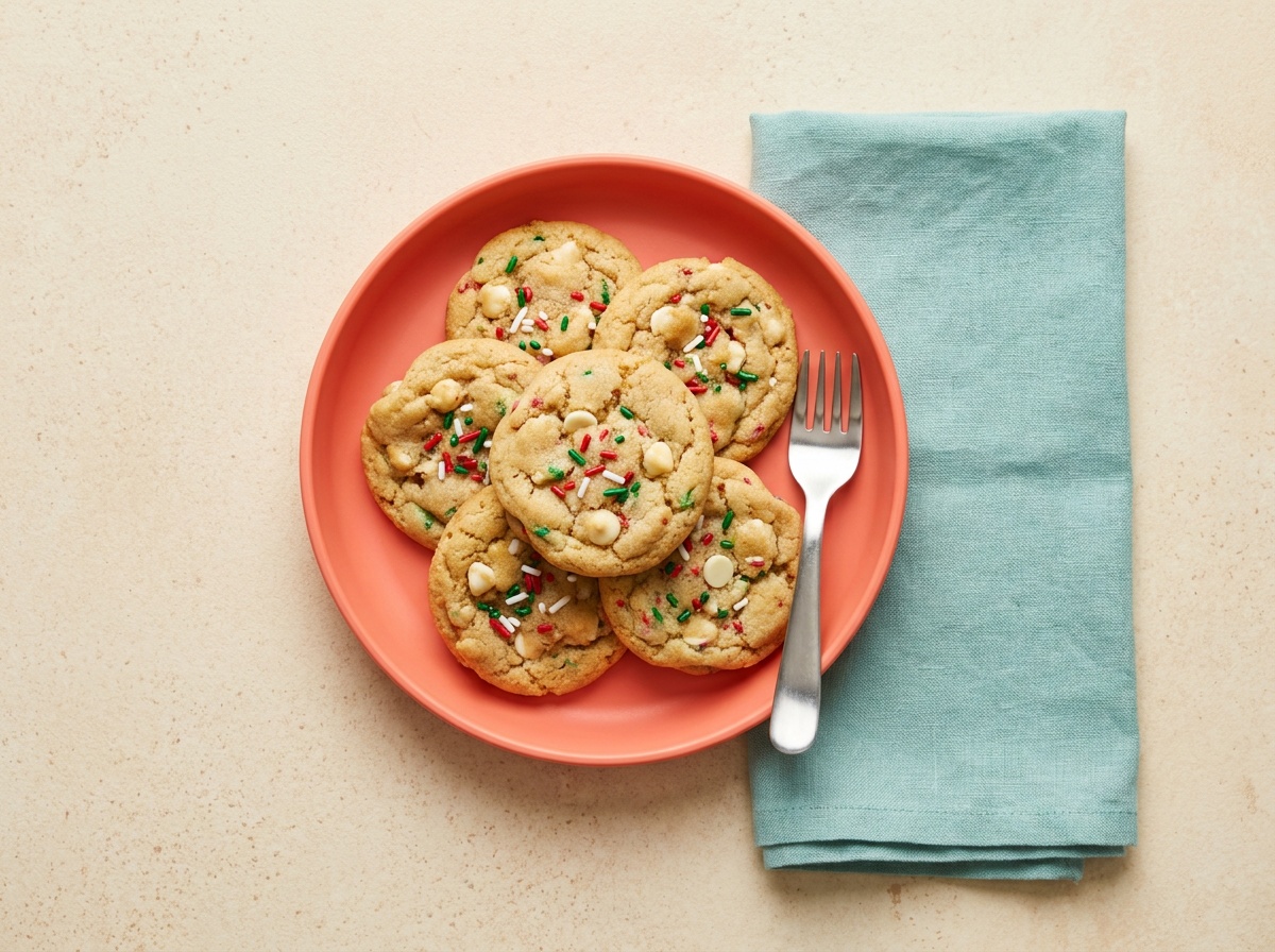 Slice and Bake Sprinkle Cookies