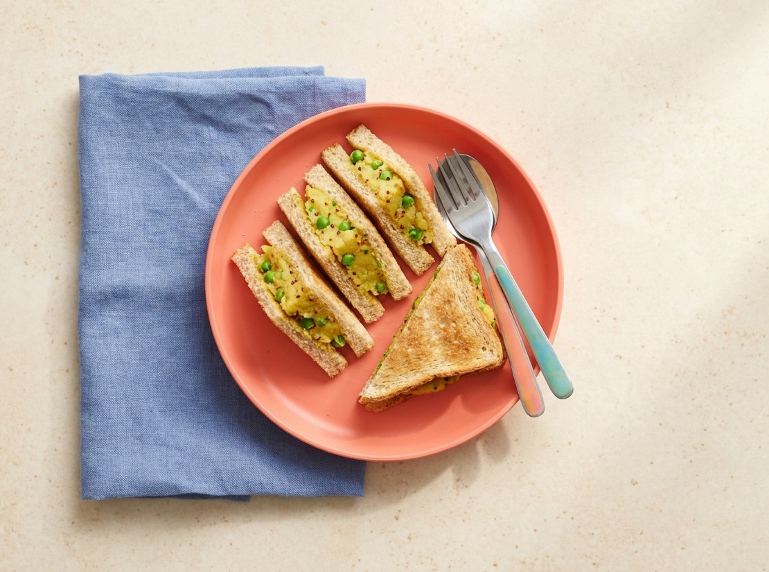 Spiced Potato Sandwich (Aloo Sandwich)